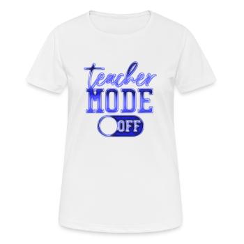 Enseignant, école primaire, enseignement primaire, diplôme d’enseignant - T-shirt respirant Femme - blanc - Devant - AI Model Female 172 dark (172cm)