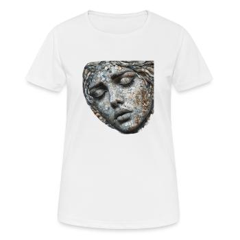 Frau aus Mosaik - Frauen T-Shirt atmungsaktiv - Weiß - Vorne - AI Model Female 172 dark (172cm)
