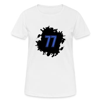Spot 77 - T-shirt respirant Femme - blanc - Devant - AI Model Female 172 dark (172cm)