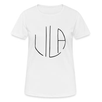 Pourpre - T-shirt respirant Femme - blanc - Devant - AI Model Female 172 dark (172cm)