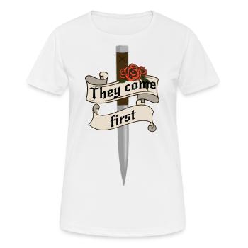 Académie des vampires - T-shirt respirant Femme - blanc - Devant - AI Model Female 172 dark (172cm)