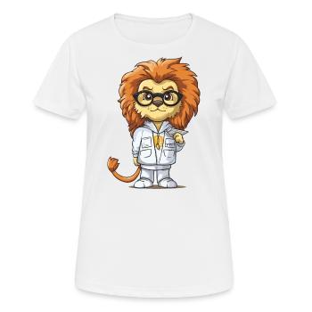 Therapeut Roarheart - Frauen T-Shirt atmungsaktiv - Weiß - Vorne - AI Model Female 172 dark (172cm)
