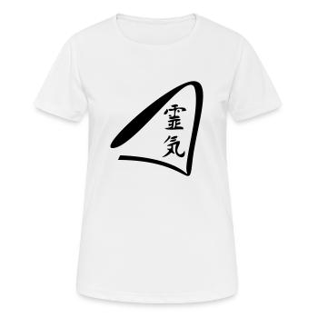 reiki - T-shirt respirant Femme - blanc - Devant - AI Model Female 172 dark (172cm)