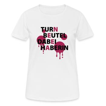 Gym bag - it - haberin - Women's Breathable T-Shirt - white - Front - AI Model Female 172 dark (172cm)