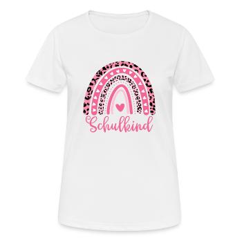 Schulkind Einschulung Schulanfang Mädchen - Frauen T-Shirt atmungsaktiv - Weiß - Vorne - AI Model Female 172 dark (172cm)