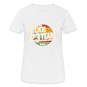 2001 Vintage Retro Classic 23 Years - Women's Breathable T-Shirt - white - Front - AI Model Female 172 dark (172cm)