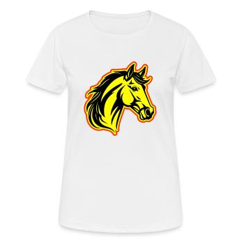 Horse Head - Women's Breathable T-Shirt - white - Front - AI Model Female 172 dark (172cm)