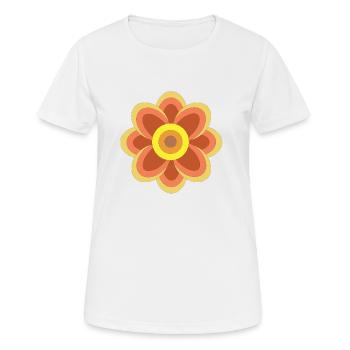 Oranger - T-shirt respirant Femme - blanc - Devant - AI Model Female 172 dark (172cm)