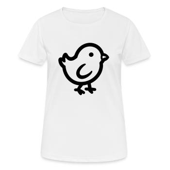 chick - Women's Breathable T-Shirt - white - Front - AI Model Female 172 dark (172cm)