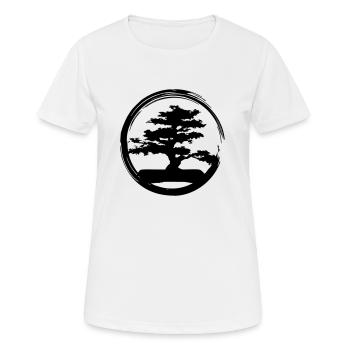 bonsai - Frauen T-Shirt atmungsaktiv - Weiß - Vorne - AI Model Female 172 dark (172cm)