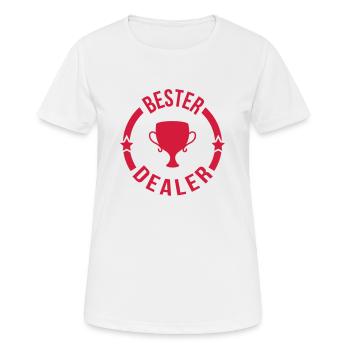 Dealer Droge Dealerin Cannabis Händler Droge - Frauen T-Shirt atmungsaktiv - Weiß - Vorne - AI Model Female 172 dark (172cm)