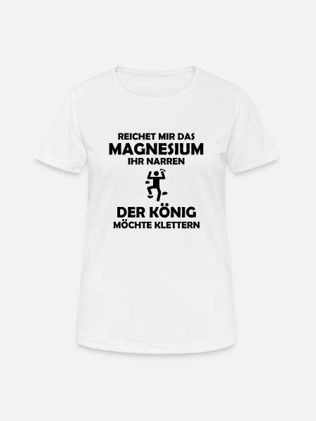 climbing - Frauen T-Shirt atmungsaktiv - Weiß