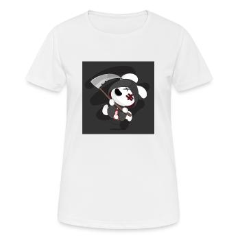 littel devil - T-shirt respirant Femme - blanc - Devant - AI Model Female 172 dark (172cm)