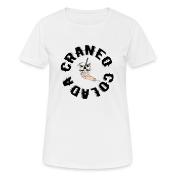 SKULL CASTING - Women's Breathable T-Shirt - white - Front - AI Model Female 172 dark (172cm)