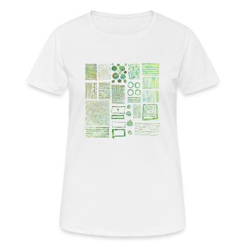 Graphique - T-shirt respirant Femme - blanc - Devant - AI Model Female 172 dark (172cm)