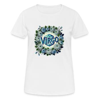 Vierge - T-shirt respirant Femme - blanc - Devant - AI Model Female 172 dark (172cm)