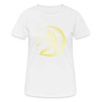 Cricket Man - Women's Breathable T-Shirt - white - Front - AI Model Female 172 dark (172cm)