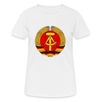 Manteau RDA des bras - T-shirt respirant Femme - blanc - Devant - AI Model Female 172 dark (172cm)