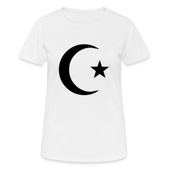 Islam - Frauen T-Shirt atmungsaktiv - Weiß - Vorne - AI Model Female 172 dark (172cm)