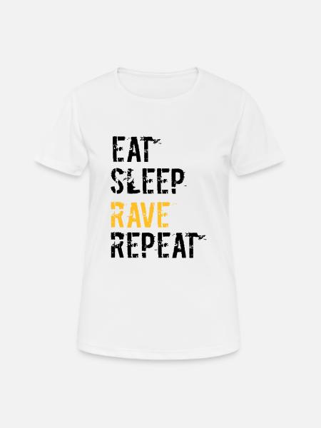 Rave and repeat - Women's Breathable T-Shirt - white