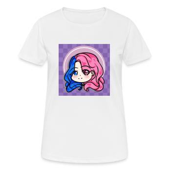 Tiffany marie chibi with background - Women's Breathable T-Shirt - white - Front - AI Model Female 172 dark (172cm)