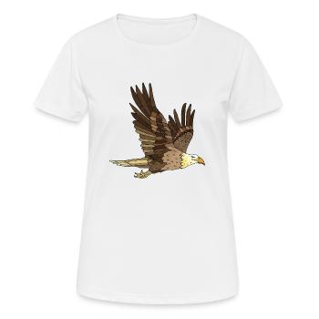 Bird - Women's Breathable T-Shirt - white - Front - AI Model Female 172 dark (172cm)