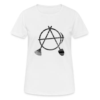 bricolage de jardin - T-shirt respirant Femme - blanc - Devant - AI Model Female 172 dark (172cm)