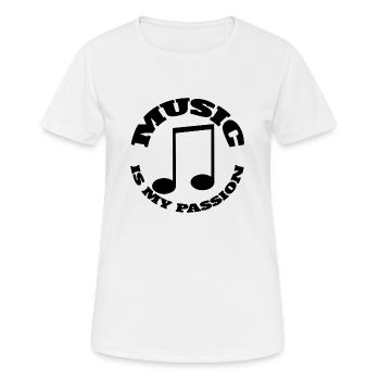 Musizieren Musik Music Musiklehrer Spruch Musiker - Frauen T-Shirt atmungsaktiv - Weiß - Vorne - AI Model Female 172 dark (172cm)