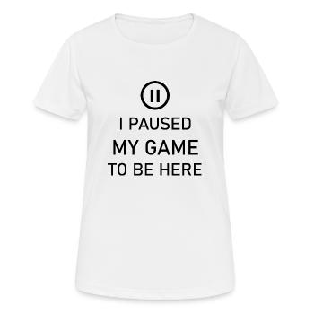 Game Gaming PC - Women's Breathable T-Shirt - white - Front - AI Model Female 172 dark (172cm)