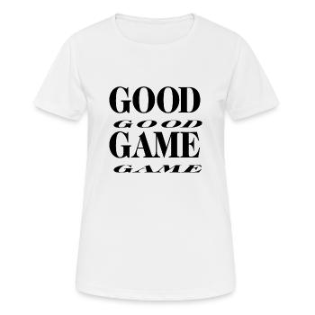 Game Gaming PC - Women's Breathable T-Shirt - white - Front - AI Model Female 172 dark (172cm)