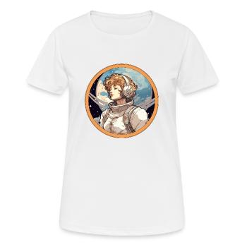 Astro Beauté 2 - T-shirt respirant Femme - blanc - Devant - AI Model Female 172 dark (172cm)