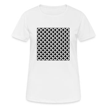 Pattern - Women's Breathable T-Shirt - white - Front - AI Model Female 172 dark (172cm)