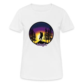 Magic - Women's Breathable T-Shirt - white - Front - AI Model Female 172 dark (172cm)
