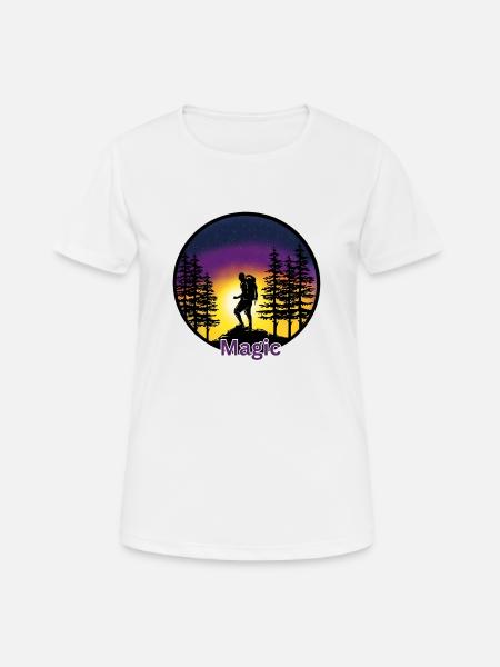 Zauberei - Frauen T-Shirt atmungsaktiv - Weiß
