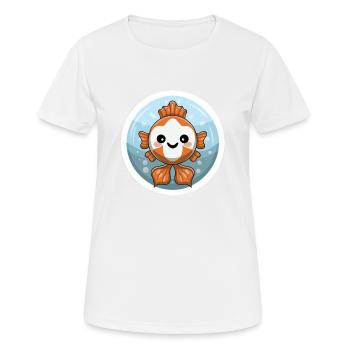 Clownfish Lover - Women's Breathable T-Shirt - white - Front - AI Model Female 172 dark (172cm)