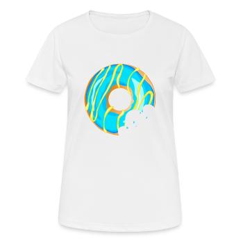 Donut Munquer Manager Boucher Patisserie 120323 Q - Frauen T-Shirt atmungsaktiv - Weiß - Vorne - AI Model Female 172 dark (172cm)
