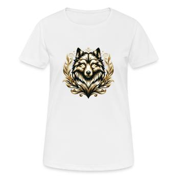 Wolf - Women's Breathable T-Shirt - white - Front - AI Model Female 172 dark (172cm)