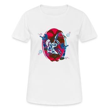 Indianer - Frauen T-Shirt atmungsaktiv - Weiß - Vorne - AI Model Female 172 dark (172cm)