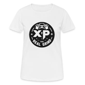 XP The Real Grind - Women's Breathable T-Shirt - white - Front - AI Model Female 172 dark (172cm)