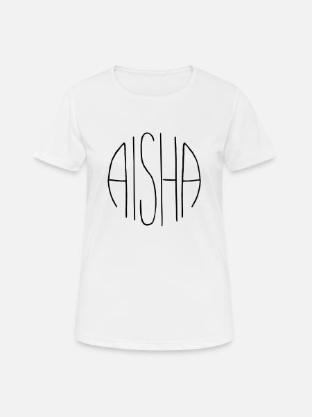 Aisha - Women's Breathable T-Shirt - white