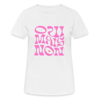 maize non - Women's Breathable T-Shirt - white - Front - AI Model Female 172 dark (172cm)