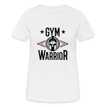 Gymnase Warrior Training Spartan - T-shirt respirant Femme - blanc - Devant - AI Model Female 172 dark (172cm)
