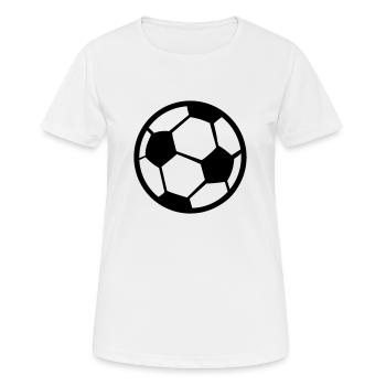 ballon - T-shirt respirant Femme - blanc - Devant - AI Model Female 172 dark (172cm)