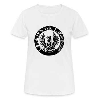 Irish Republican Phoenix - T-shirt respirant Femme - blanc - Devant - AI Model Female 172 dark (172cm)