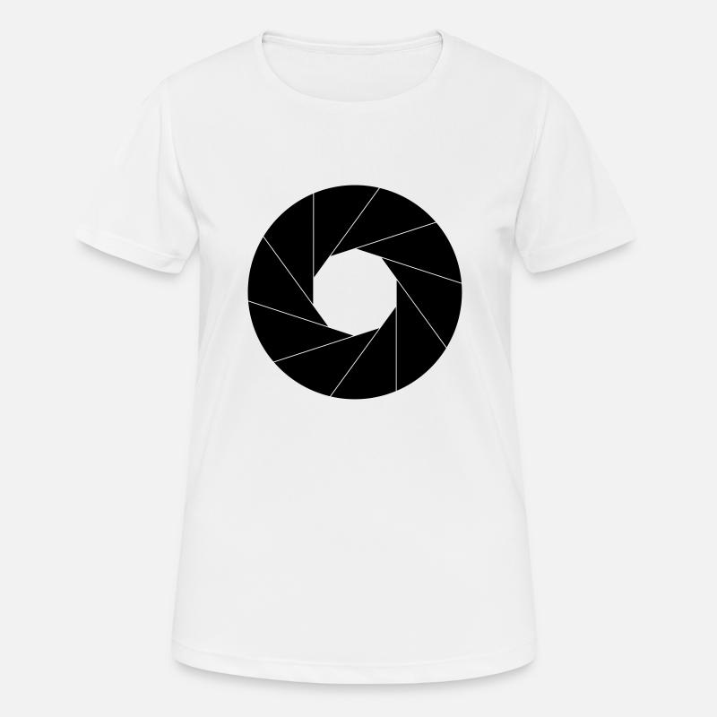 shutter - Frauen T-Shirt atmungsaktiv - Weiß