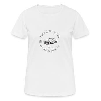  GIULIA GT JUNIOR ITALIAN CAR - T-shirt respirant Femme - blanc - Devant - AI Model Female 172 dark (172cm)
