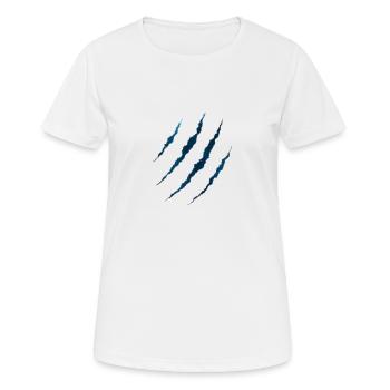 Claws Galaxy GROAHHH White Edition - Women's Breathable T-Shirt - white - Front - AI Model Female 172 dark (172cm)