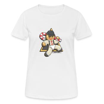 Christmas Droogie - Frauen T-Shirt atmungsaktiv - Weiß - Vorne - AI Model Female 172 dark (172cm)