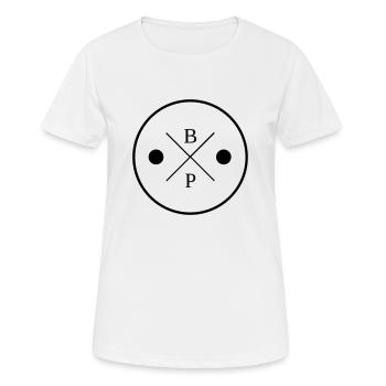 Beerpong - Frauen T-Shirt atmungsaktiv - Weiß - Vorne - AI Model Female 172 dark (172cm)