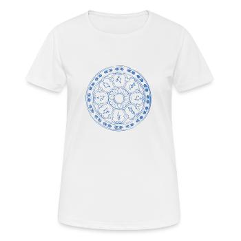 Wappen - Frauen T-Shirt atmungsaktiv - Weiß - Vorne - AI Model Female 172 dark (172cm)